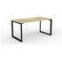 OLG Anvil Straightline Desk 1500x759 New Oak Worktop and Black Frame OG_ANBSD1575_NO image NaN