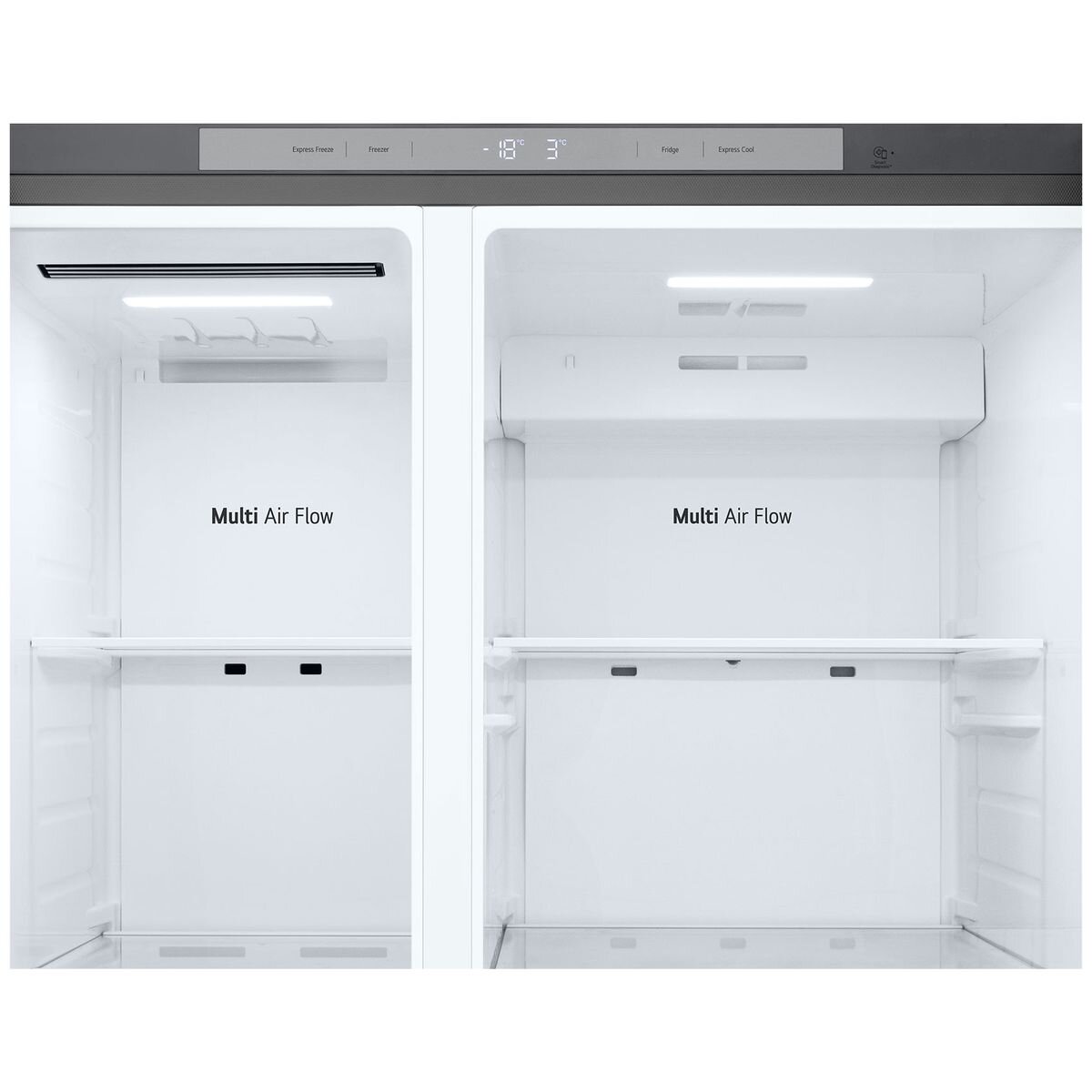 LG 664L Side by Side Fridge Stainless Steel GS-B599PL