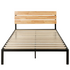 Zinus Queen Bed Frame Metal and Pine Wood AU-HBPBA-14Q image NaN