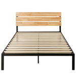 Zinus Queen Bed Frame Metal and Pine Wood AU-HBPBA-14Q hero image
