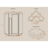 ReGen8 Duo Corner 2200W 2 Person Infrared Sauna Natural RGSN-DUOCO image NaN