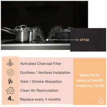 Linarie 80cm Redon Double Flex Zone Induction Cooktop with Integrated Ventilation System RF8012FLEX hero image
