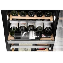 KingsBottle Atelier Duo 86 Bottle Dual Zone Wine Fridge Right Hinge KB245DX-BK-RHH hero image
