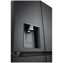 LG 506L French Door Fridge with Slim In-Door Ice and Water Dispenser Matte Black GF-L500MBL hero image