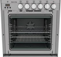 Glem 60cm Gas Oven & Cooktop Freestanding Oven with Electric Grill Stainless Steel GB664GG hero image