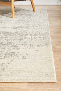 Rug Culture Evoke Medium White Silver Rug 230X160CM - EVO253WSIL230X160 hero image