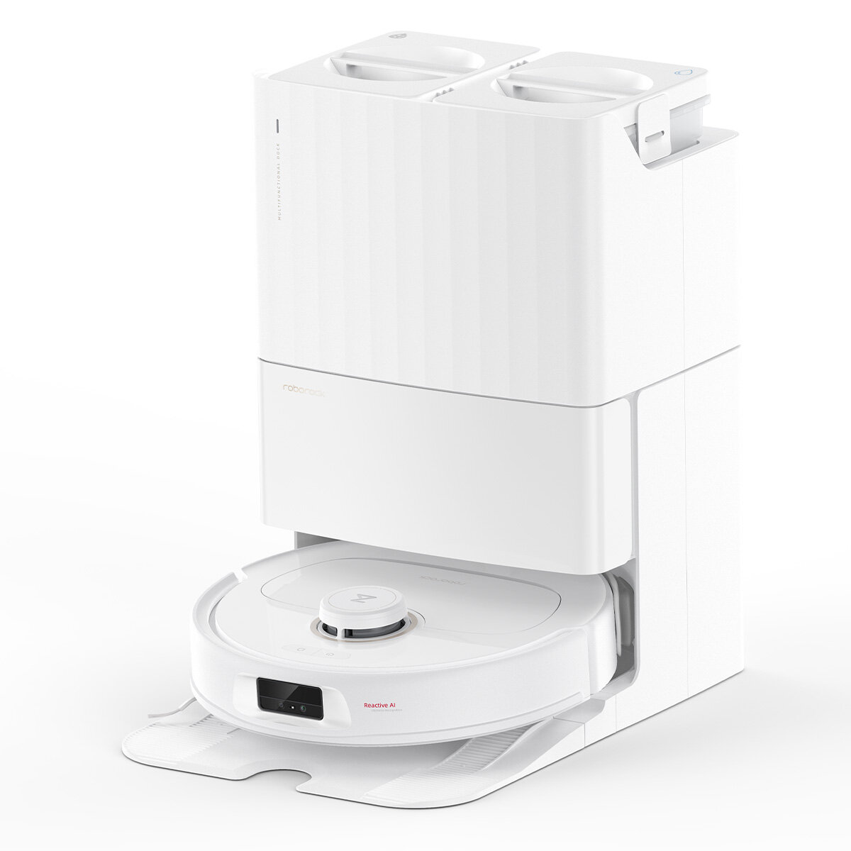 Roborock Qrevo MaxV Robot Vacuum Cleaner White RR-QRMV02-03-WHT hero image