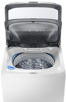 Samsung 13kg Activ DualWash Top Load Washing Machine WA13M8700GW hero image