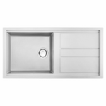 Artusi Granitek Series Single Bowl Sink with Drainer AGS1001W hero image