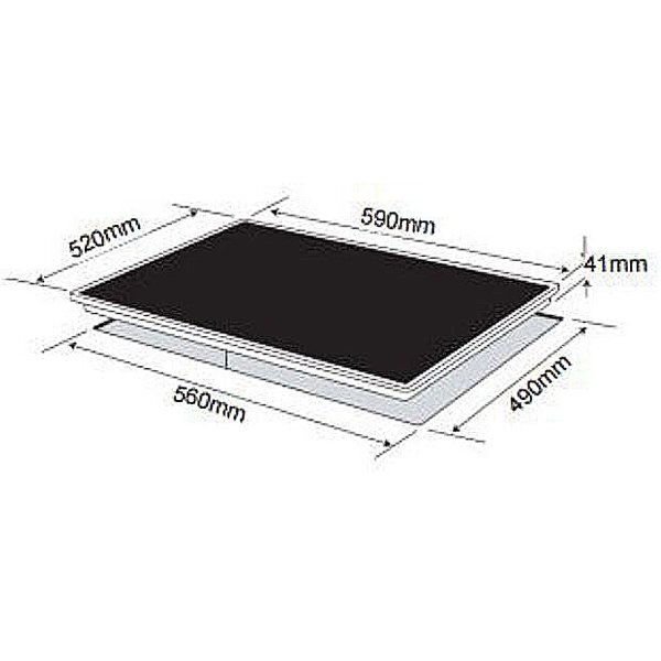 Omega OC64TZ 60cm Ceramic Electric Cooktop hero image