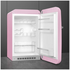 Smeg 50s Retro Style Happy Bar Fridge Right Hinge Pink FAB10HRPK6 image NaN