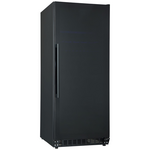 Cantina 127 Bottle Single Zone Wine Cabinet Black Glass CCWIS116DB hero image