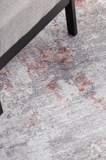 Rug Culture Illusions Medium Silver & Blush Rug 220X150CM - ILU156BLUSH220X150 hero image