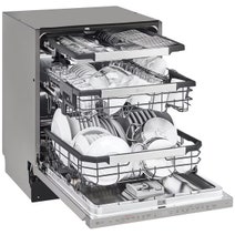 LG 60cm Dishwasher UnderBench Hidden Control with Steam-Platinum Steel XD3A25UPS hero image