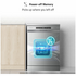 Hisense 60cm Freestanding Stainless Steel Dishwasher HSCM15FS image NaN