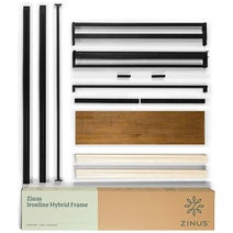 Zinus Ironline Metal & Wood Bed Frame Double AU-IRPBH-D hero image