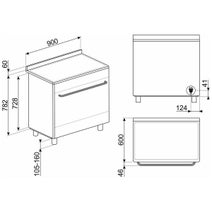 Smeg 90cm Ceramic Freestanding Oven Stainless Steel FS9010CER-1 hero image