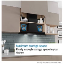 Bosch 90cm Series 8, Integrated RangeHood-Matt Black DBB98ET60A hero image