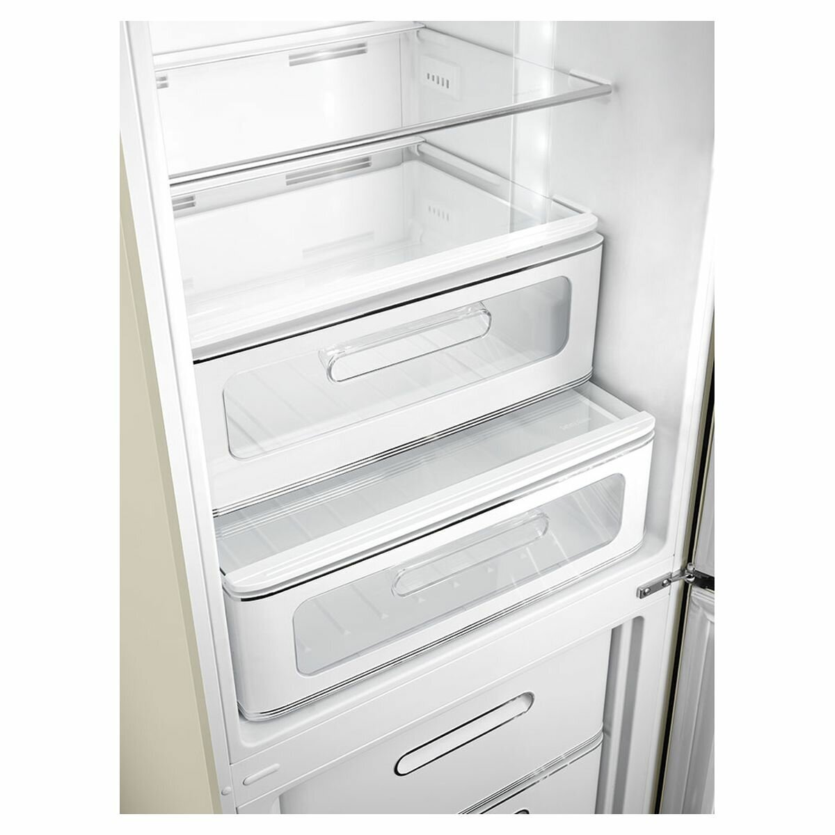 Smeg FAB 50's Style 331L Bottom Mount Refrigerator Cream FAB32RCR5AU hero image