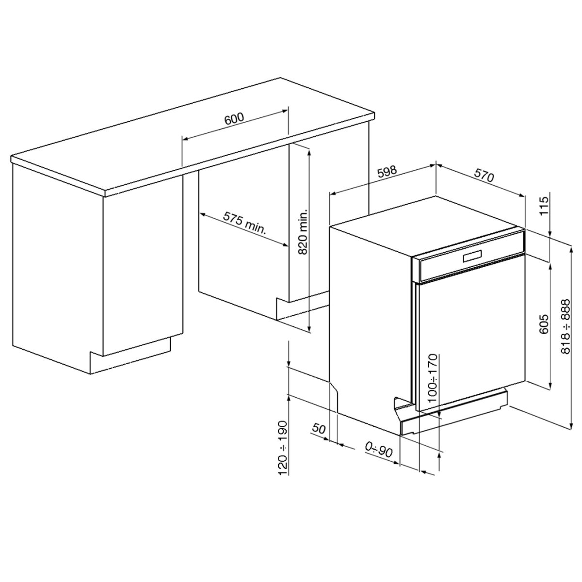 Smeg under bench dishwasher 2025