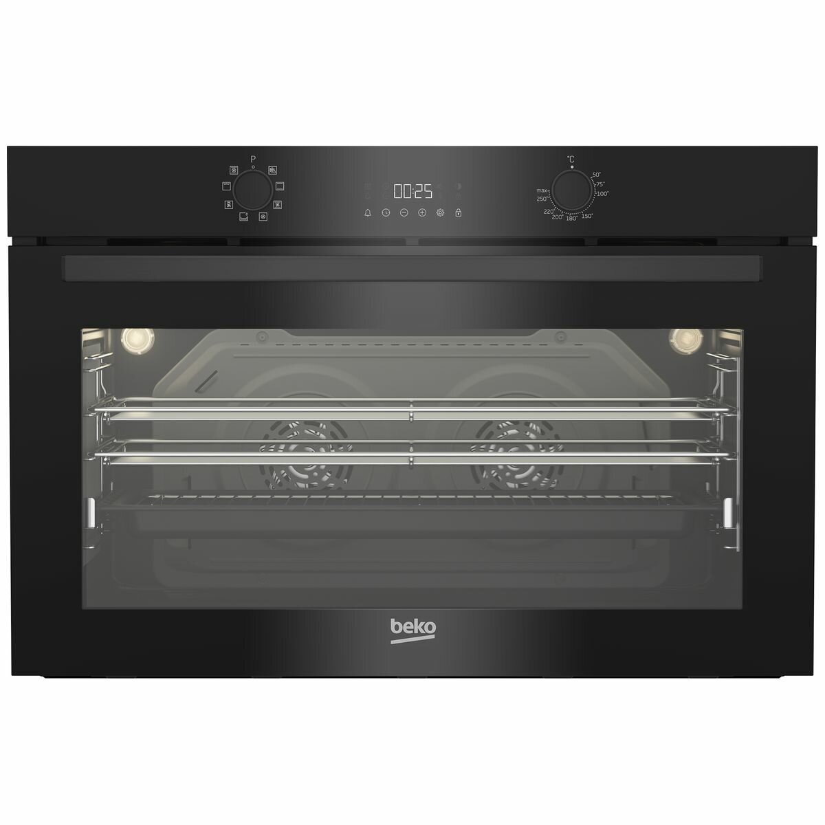 Beko 90 cm Twin Fan Multifunction Built in Oven BBO91271MDX