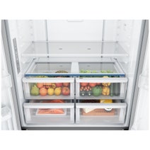 Westinghouse 564L French Door Fridge with Non-Plumbed Water Dispenser and Ice Maker Matte Charcoal Black WQE5760BB hero image