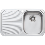 Oliveri PE322 Petite Single Bowl Left Hand Drainer Topmount Sink hero image