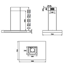 Electrolux ERCI931SA 100cm Island Rangehood hero image