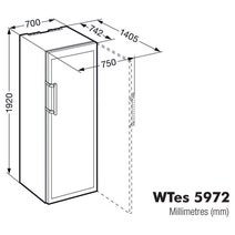 Liebherr Vinidor 211 Bottle Dual Zone Wine Storage Cabinet WTES5972 hero image