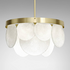CTO Lighting Sasha Pendant Light - Satin Brass with Fritted Glass SASPEOSBFG image NaN