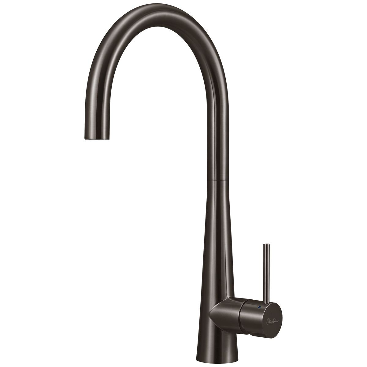 Oliveri Essente 316 Stainless Steel Goose Neck Mixer - Gun Metal SS31620-GM hero image