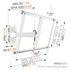 Vogel's THIN545W Extra Thin Full Motion TV Wall Mount For 40 to 65 Inch TVs White image NaN