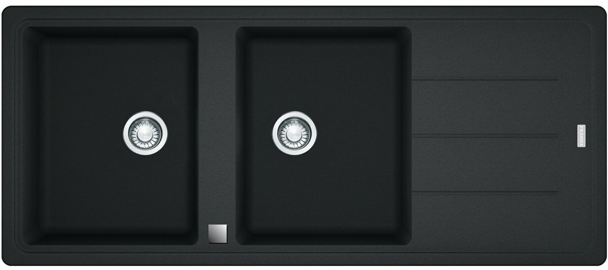 Franke Basis Double Bowl Reversible Drainer Sink BFG621BONYX hero image