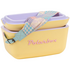 Polarbox Rainbow 20L Cooler Yellow with Lilac Strap and Rose Logo & Rivet PLBR20YR image NaN