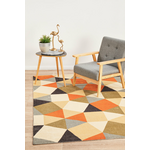 Rug Culture City Small Rust Rug 160X110CM - CIT-564-RUST-160X110 hero image