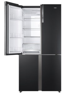 Haier 628L Quad Door Frost Free Fridge Black HRF700YCX hero image