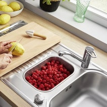 Blanco TIPO II 6S Single Bowl and 3/4 Inset Sink with Right Hand Drainer 528225 hero image