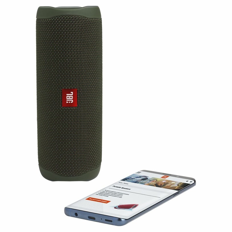 JBL Flip 5 Portable Bluetooth Speaker Green JBLFLIP5GREN