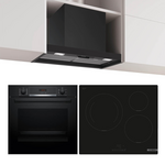 Bosch 60cm Pyrolytic Oven and Induction Cooktop with Undermount Rangehood Cooking Pack BSHCOOKPACK3 hero image