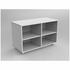 OLG Axis Double Bookcase Caddy Mobile Bookcase 993 x 640 White OG_AXFCMB_W image NaN