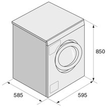 ASKO W6864 8kg Front Load Washing Machine hero image