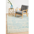 Rug Culture Evoke Large White Blue Rug 290X200CM - EVO-253-WBLU-290X200 image NaN