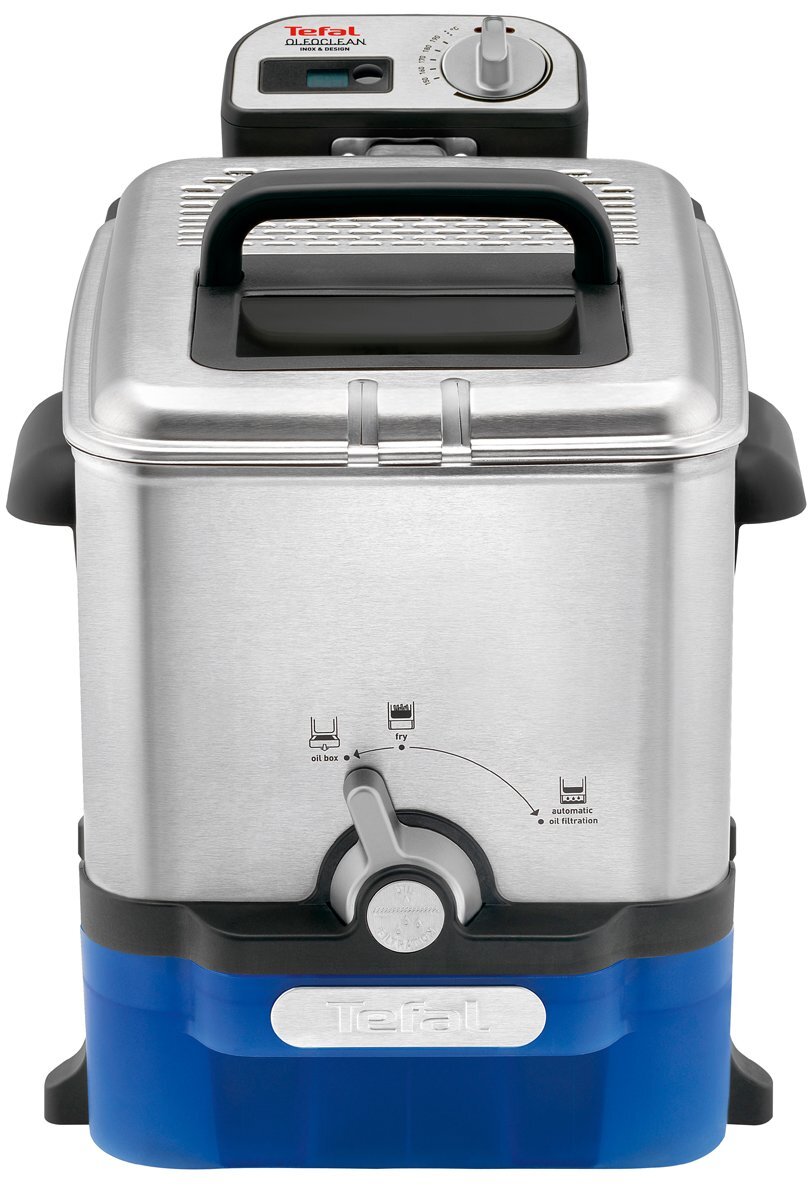 Tefal FR8040 Oleoclean Pro Inox Design Deep Fryer Appliances Online