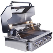 Smart Four Burner Built-In LPG BBQ with Rotisserie and Rear Infrared Burner Stainless Steel 401WB-W hero image