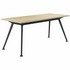 OLG Team Meeting Tables 1800x900 Black Frame/ New Oak Worktop OG_TT189_B_NO image NaN