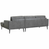 Kalona Breda Porpoise Three Seater Left Facing Chaise Sofa - 32732-3PL-MS3400 image NaN