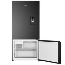 Haier 514L Bottom Mount Refrigerator with Non-Plumbed Water Dispenser Black HRF510BHC hero image