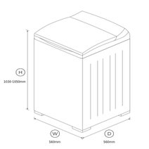 Fisher & Paykel Series 3 5.5kg Top Load Washing Machine MW513 hero image