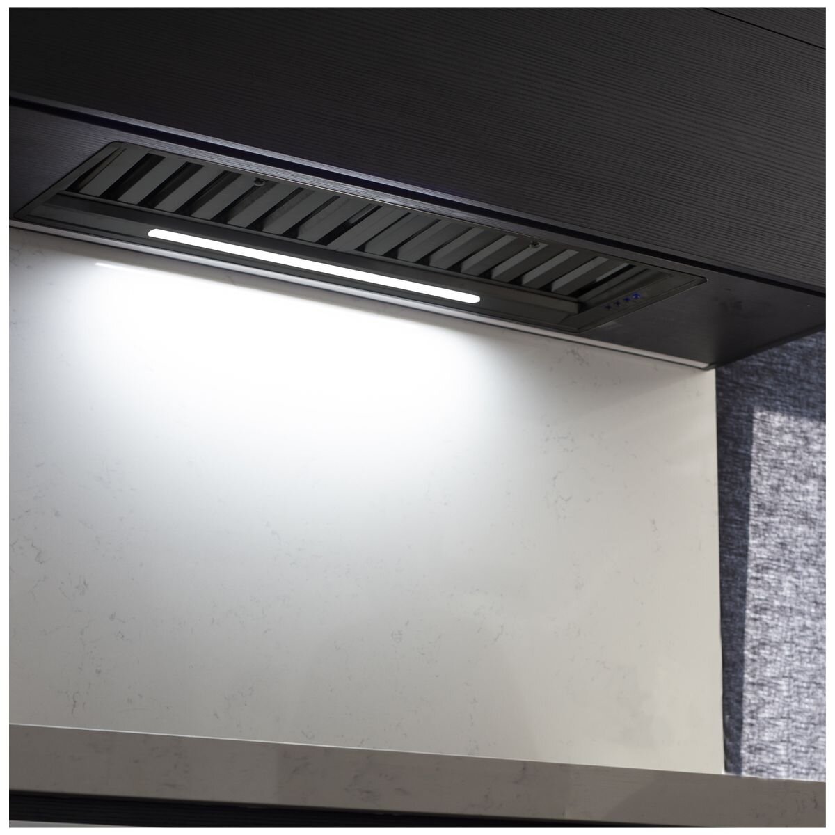 Glem Gas 85cm Black Stainless Steel Undermount Rangehood CK85UCFN hero image