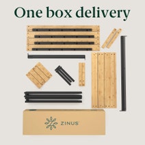 Zinus Moiz Double Bamboo Wooden Bed Base AU-FBMMB2ZC-12D hero image